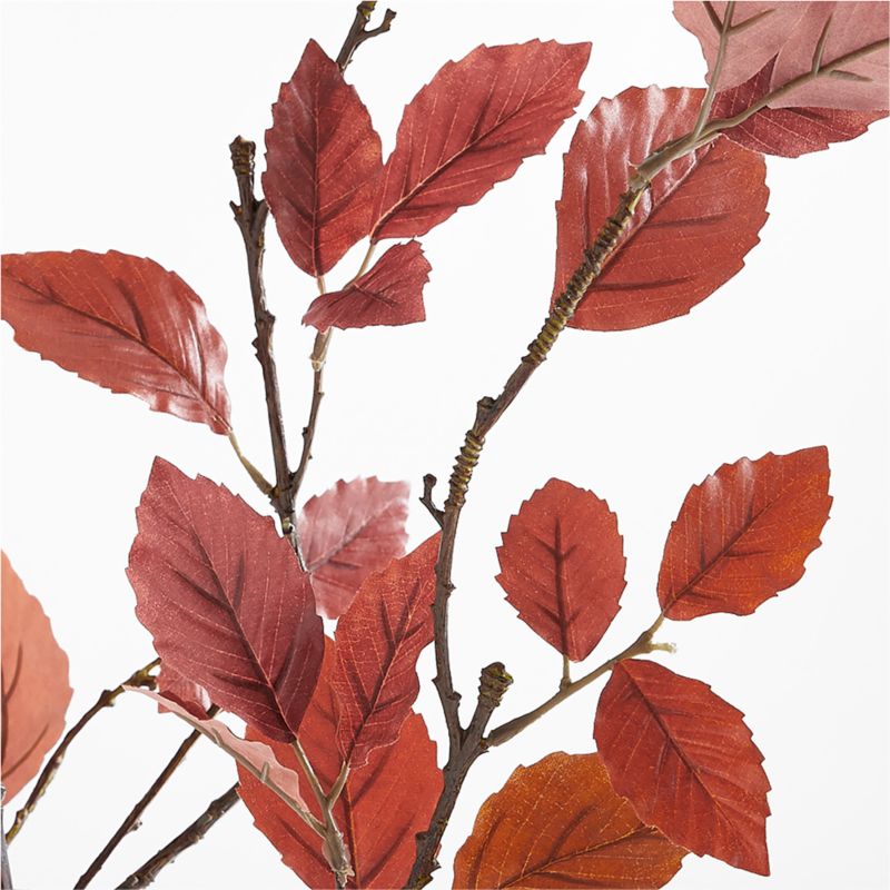 Faux Rust Leaf Branch 66" - image 6 of 9