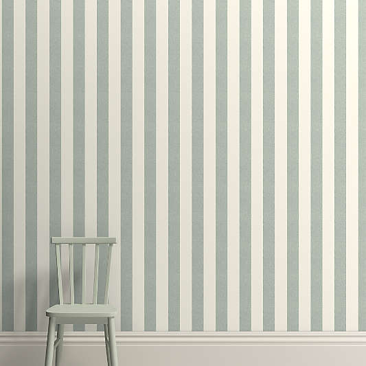 Riviera Stripe Green Peel and Stick Wallpaper