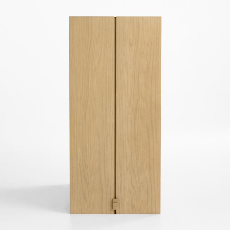Raya 36" Natural Oak Wood 4-Drawer Kids Dresser - image 4 of 6