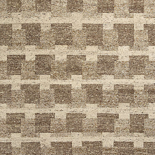 Rye Wool Handknotted Brown Rug