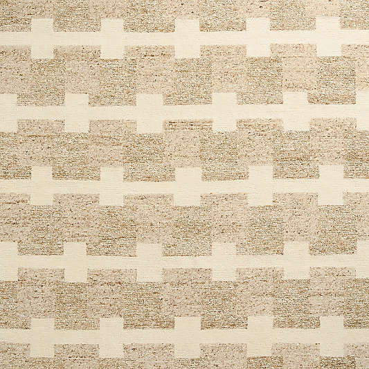 Rye Wool Handknotted Ivory Rug