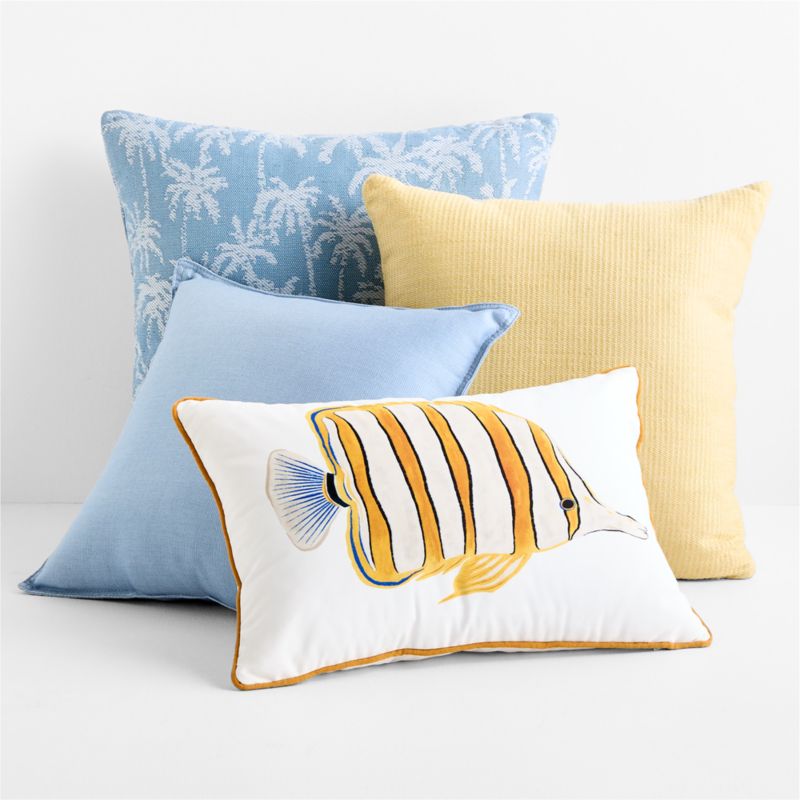 Royal Angelfish Fish 22"x15" Indoor/Outdoor Throw Pillow - image 3 of 5