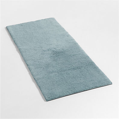 View Rylan Cotton Ribbed Reversible Dusk Bath Runner Rug 24"x60" details