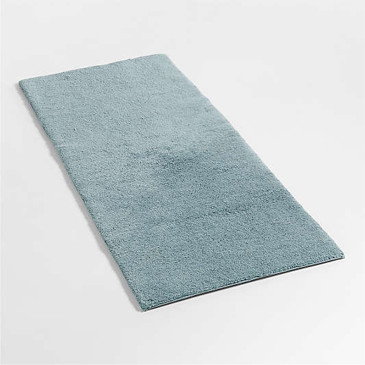 Rylan Cotton Ribbed Reversible Dusk Bath Runner Rug 24"x60"