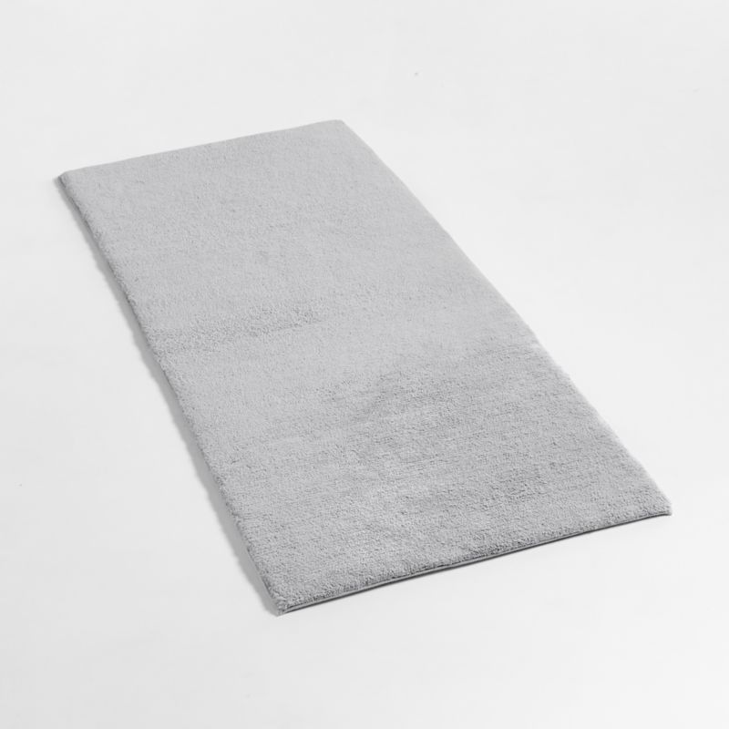 Rylan Cotton Ribbed Reversible Silver Bath Runner Rug 24"x60" + Reviews ...