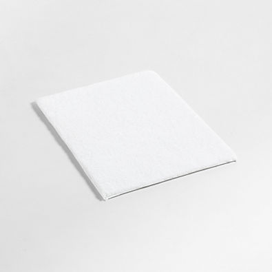 View Rylan Cotton Ribbed Reversible White Bath Rug 18"x24" details
