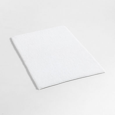 View Rylan Cotton Ribbed Reversible White Bath Rug 24"x36" details