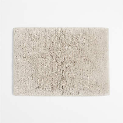 Rylan Organic Cotton Natural Taupe Bath Mat 18"x24"