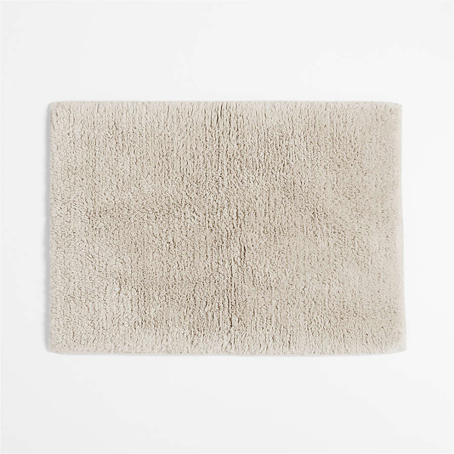 Natural 100% Organic Cotton Tufted Bath Mat