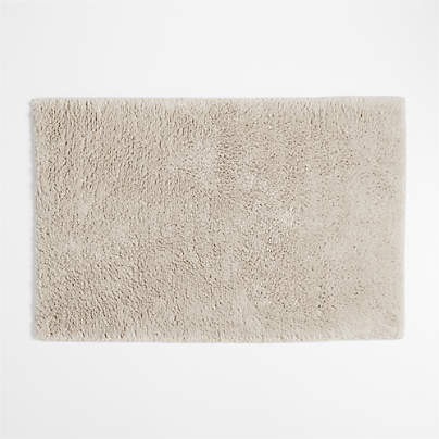 Rylan Organic Cotton Natural Taupe Bath Mat 24"x36"