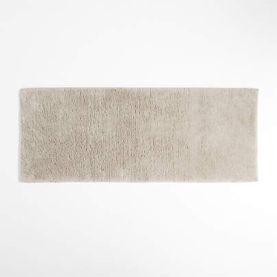 Rylan Organic Cotton Natural Taupe Bath Mat 24"x60"