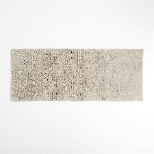 Rylan Organic Cotton Natural Taupe Bath Mat 24"x60"