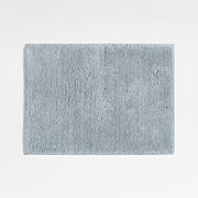 Rylan Organic Cotton Mist Blue Bath Mat 24"x60"