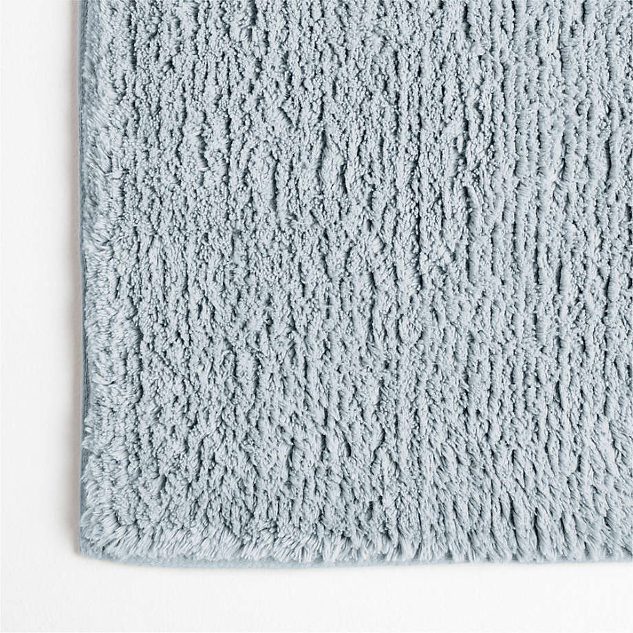 TranquilBeauty Blue Square Shower Mat, 53x53cm/21x21in