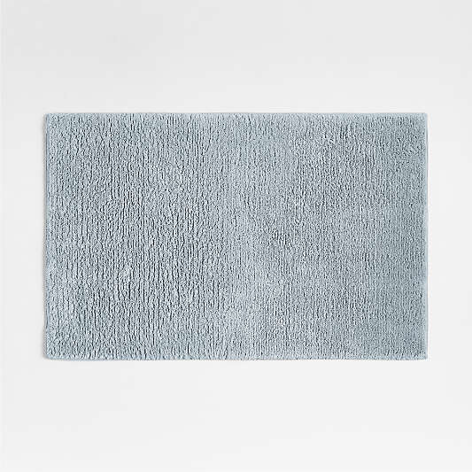 Rylan Organic Cotton MistBlue Bath Mat 24"x36"