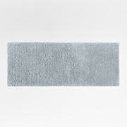 Rylan Organic Cotton Mist Blue Bath Mat 24"x60"