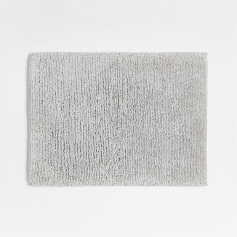 Rylan Organic Cotton Silver Bath Mat 18