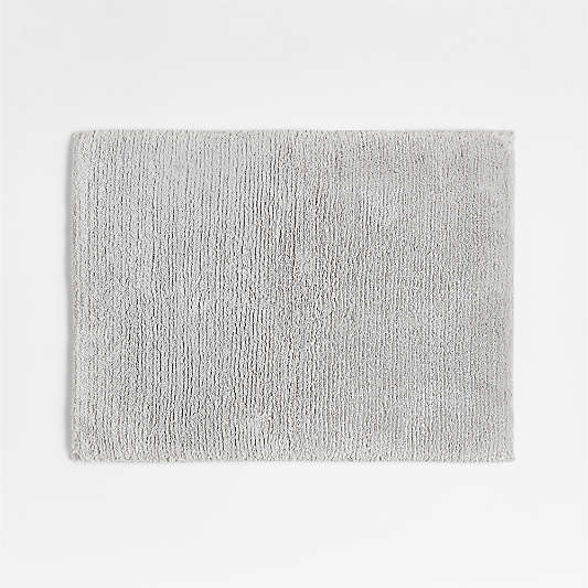 Rylan Organic Cotton Silver Bath Mat 18"x24"