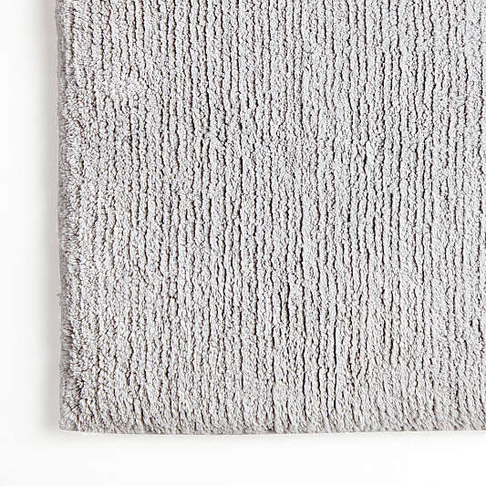 Rylan Organic Cotton Silver Bath Mat 24"x36"