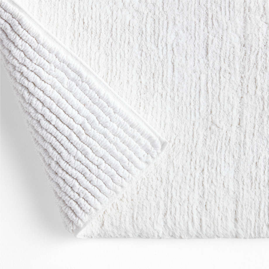 Chase Organic Cotton White Bath Mat 24x36 + Reviews