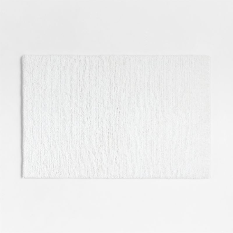 Chase Organic Cotton White Bath Mat 24x36 + Reviews