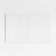 Rylan Organic Cotton White Bath Mat 24"x36"
