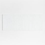 Rylan Organic Cotton White Bath Mat 18"x24"