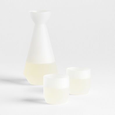 View Ryo Frosted Glass Sake Set details