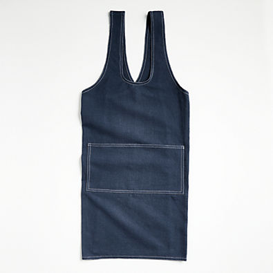 View Ryori Japanese Blue Apron with Pocket details
