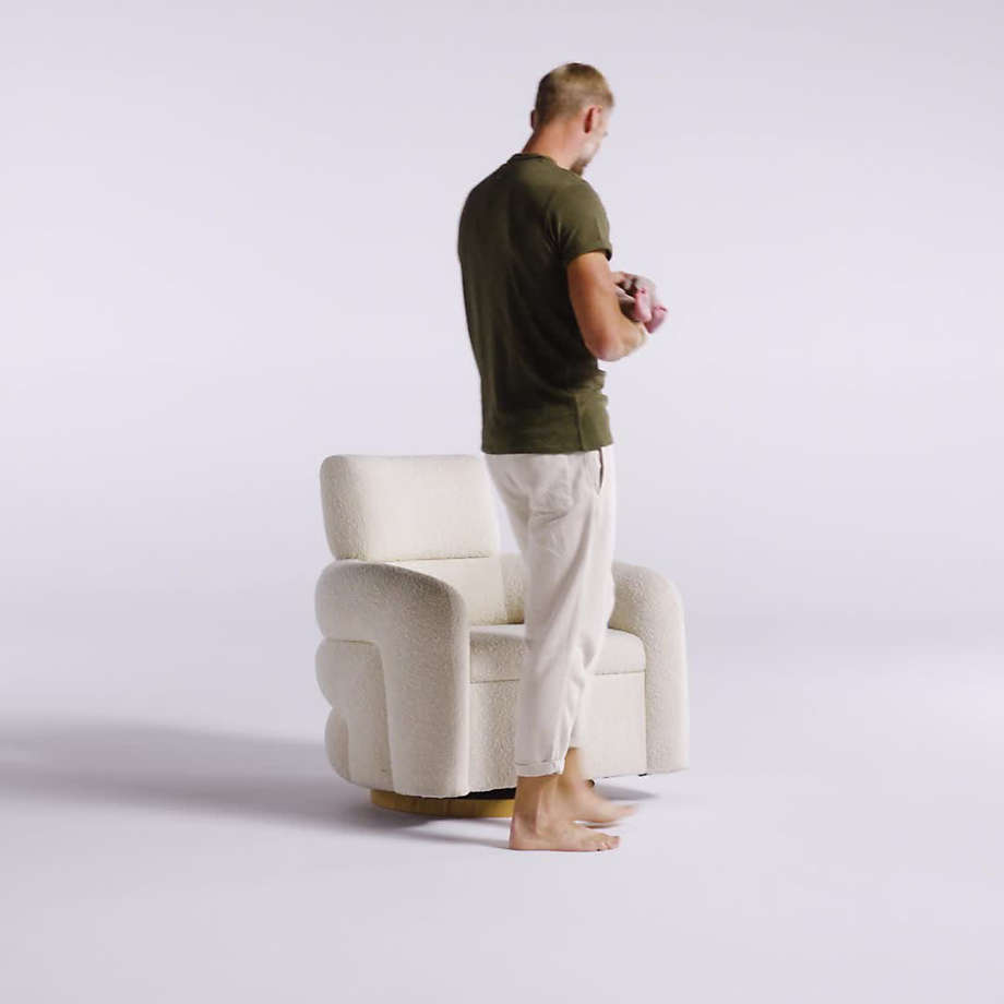 Crate and shop barrel nursing chair