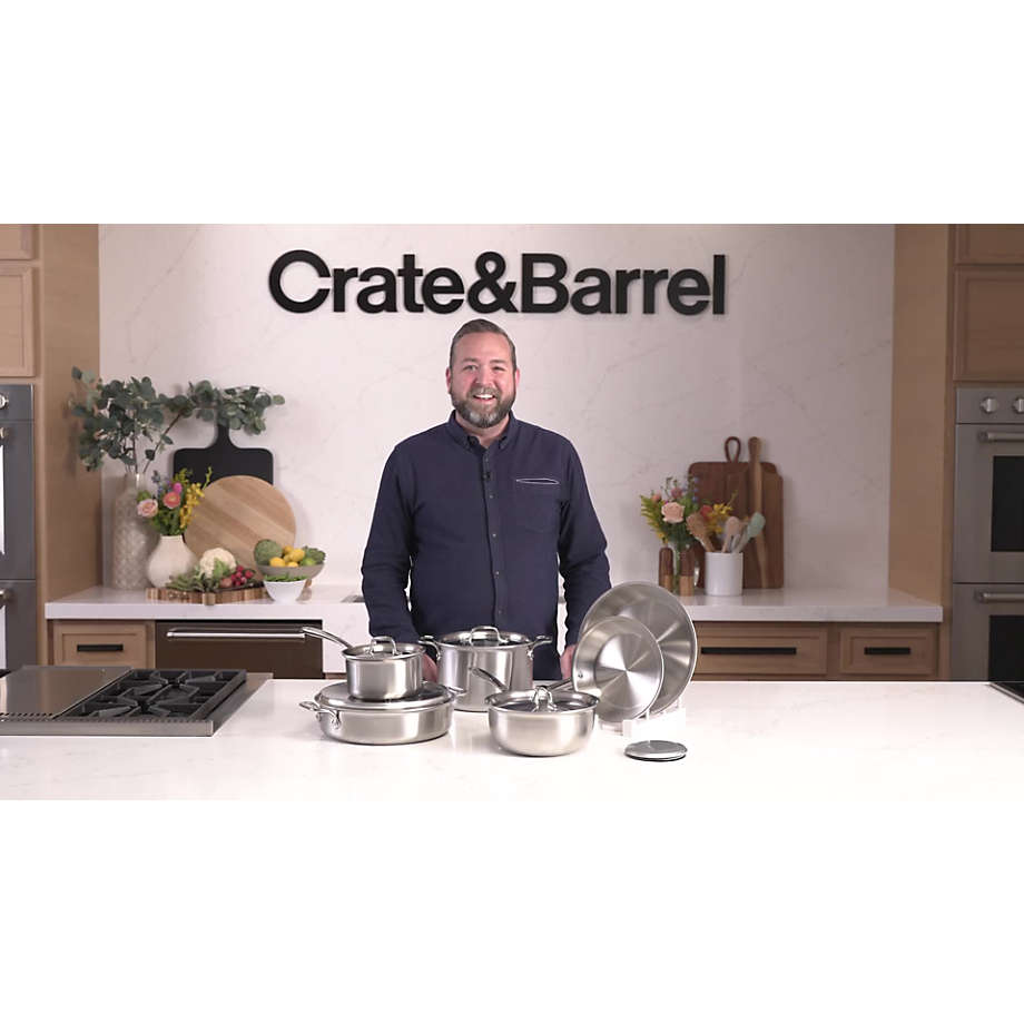 All-Clad d3 Curated 10-Piece Set + Reviews, Crate & Barrel