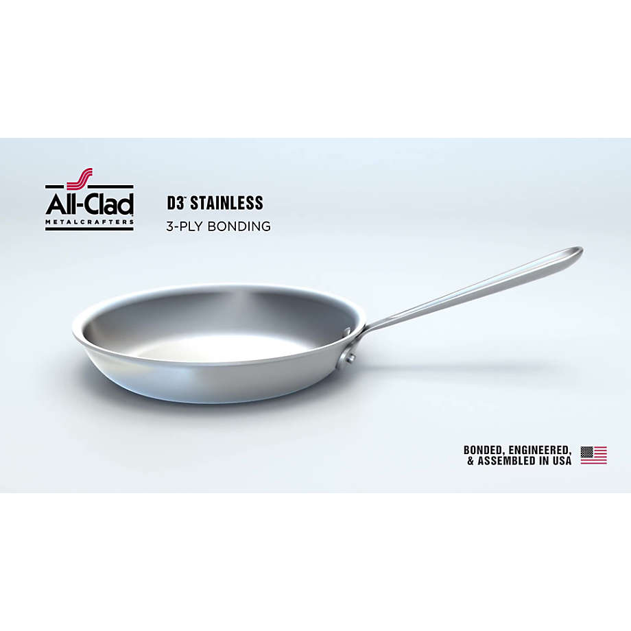 All-Clad D3 Tri-Ply Stainless-Steel Frying Pan