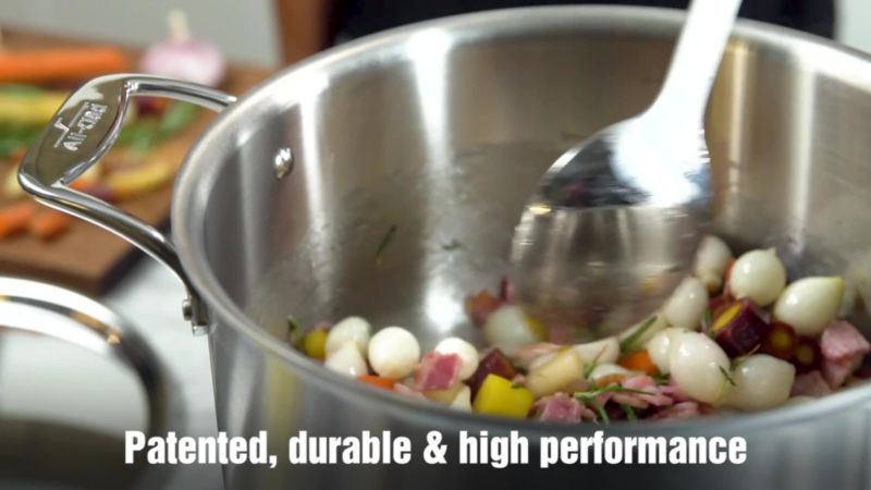 Play All-Clad ® d5 ® Brushed Stainless Steel 10-Piece Cookware Set with Bonus - video 2 of 3