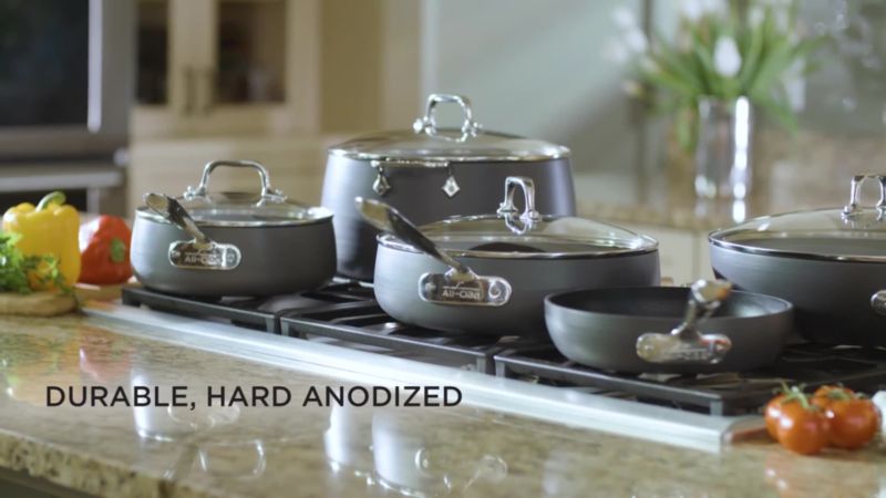 Play All-Clad ® HA1 Hard-Anodized Non-Stick 4-Qt. Soup Pot with Lid - video 2 of 4