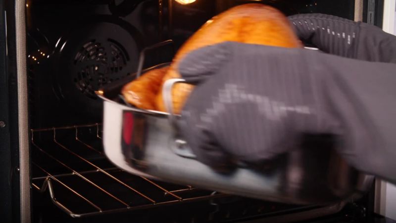 Play All-Clad ® Stainless Steel Large 16" Roaster with Rack - video 2 of 2