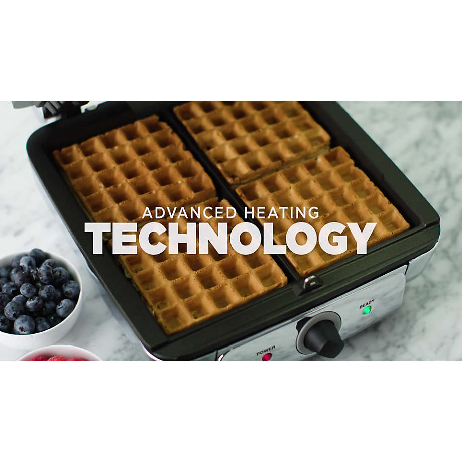 4 Slice Belgian Waffle Maker