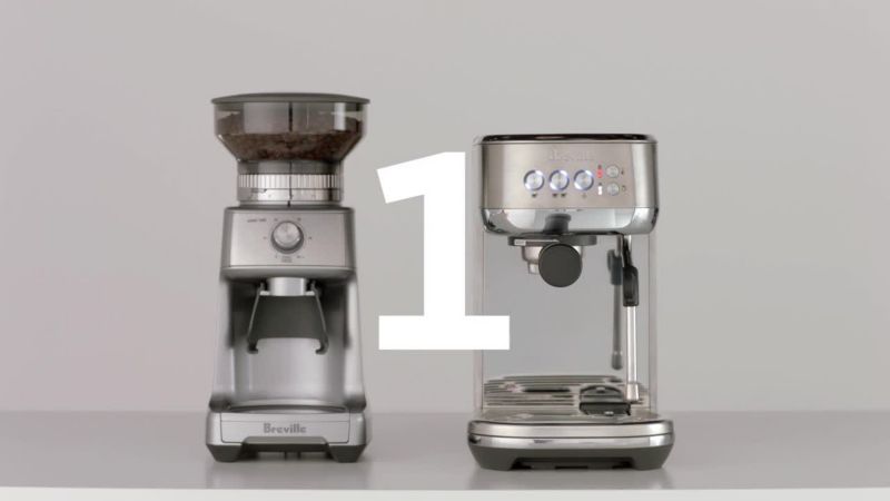 Play Breville ® Bambino ® Plus Espresso Machine in Damson Blue - video 1 of 2