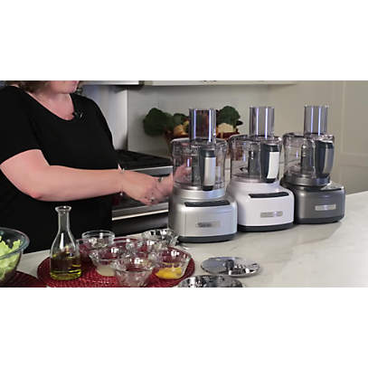 Cuisinar Elemental Eight-Cup Food Processor, Silver
