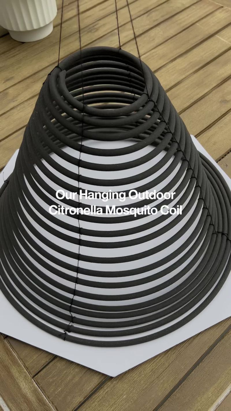 Small Citronella Coil with Holder
