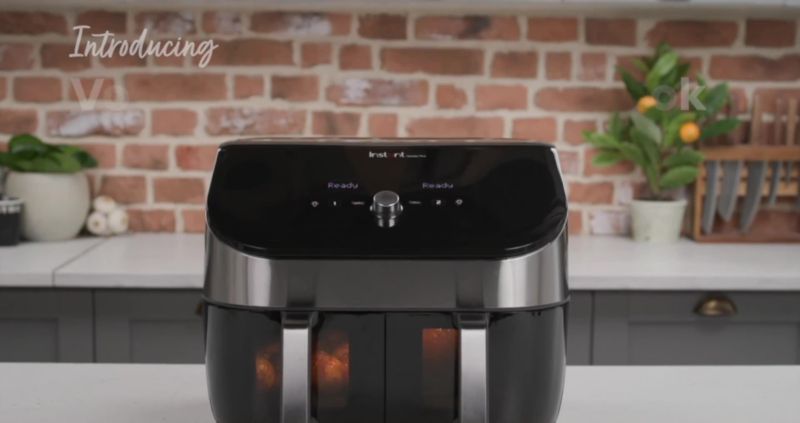 Play Instant™ Vortex™ Plus 8-Quart Dual Basket Air Fryer with ClearCook - video 1 of 1