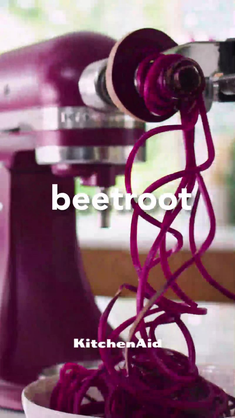 Play KitchenAid ® Artisan® Series Beetroot 5-Quart Tilt-Head Stand Mixer - video 1 of 3