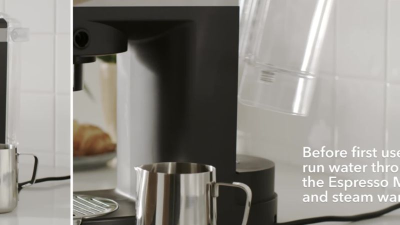 Play KitchenAid ® Matte Black Semi-Automatic Espresso Machine - video 4 of 4