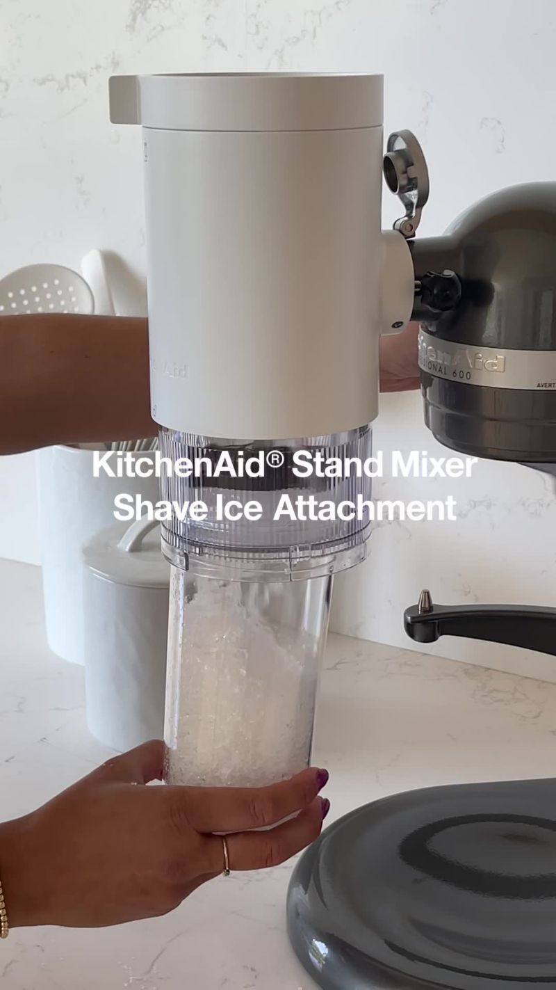 Play KitchenAid ® Stand Mixer Shave Ice Attachment - video 3 of 3