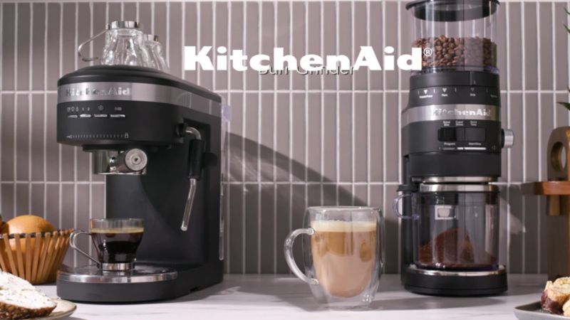 Play KitchenAid ® Matte Milkshake Burr Coffee Grinder - video 2 of 2