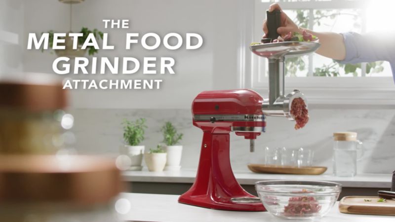 Play KitchenAid ® Metal Food Grinder Attachment - video 1 of 1