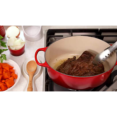 Shop Le Creuset Noël 4.5 Qt. Enameled Cast Iron Round Dutch Oven