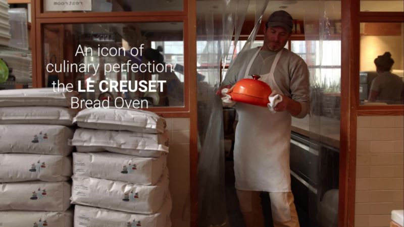 Play Le Creuset ® 9.5" Peche Enameled Cast Iron Bread Oven - video 1 of 1