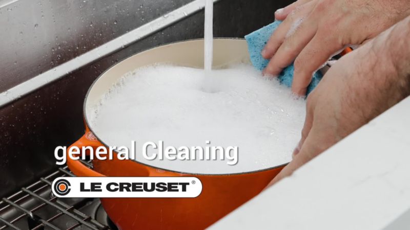 Play Le Creuset ® Signature 9-Qt. Sea Salt Enameled Cast Iron Dutch Oven - video 2 of 2