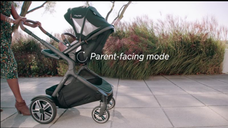 Play Nuna demi™grow Hazelwood Light Brown Convertible Baby Stroller - video 1 of 1