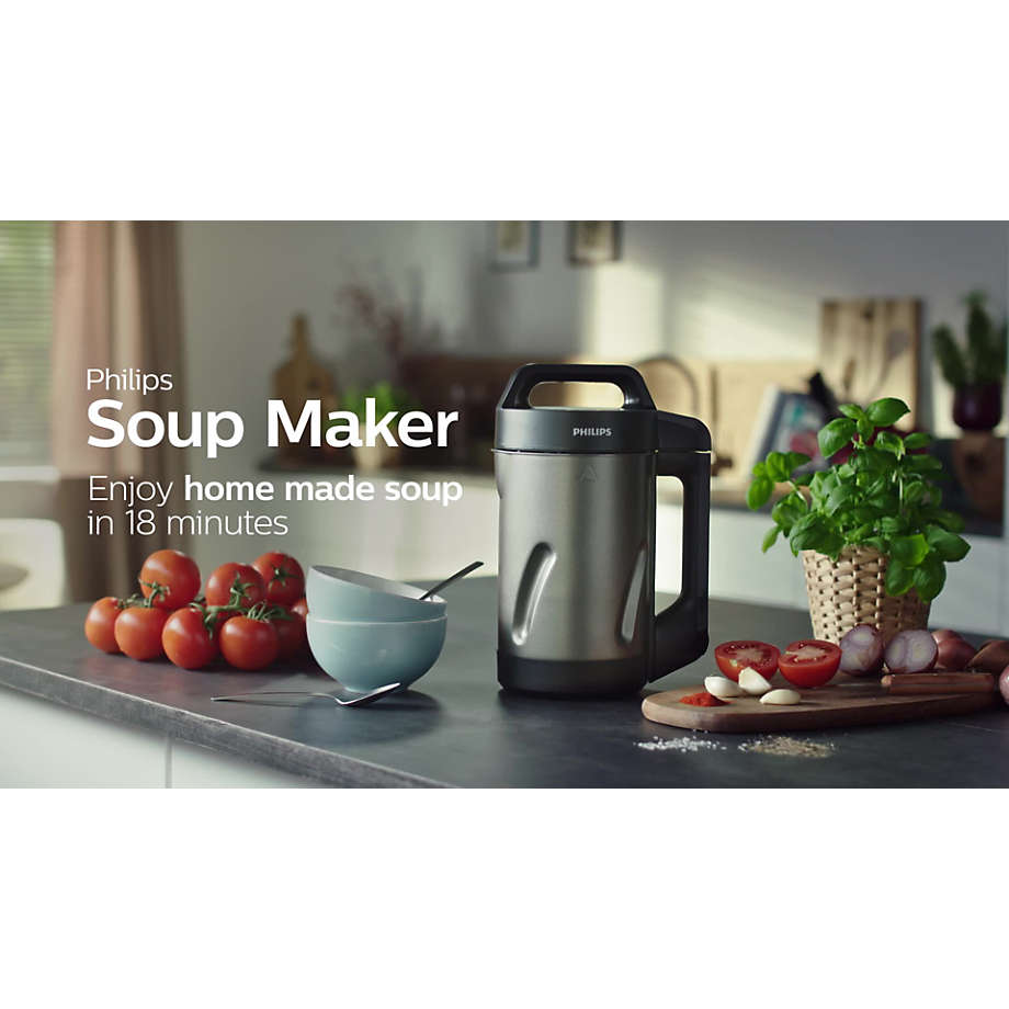 Philips HR2204 10-in-1 Soup Maker and Smoothie Blender (Hot and Cold)